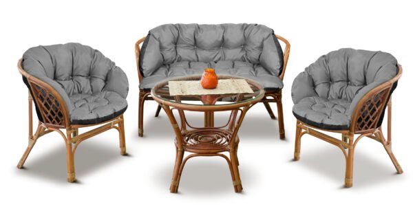 Zestaw Ogrodowy 2x122x40cm + 190x40cm