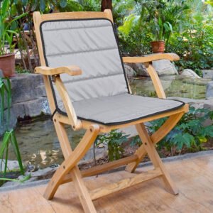 Chair in Chinese garden Poduszka Pikowa Z Pianki 50x50x50 cm