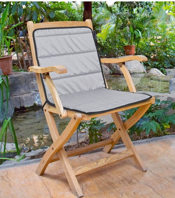 Chair in Chinese garden Poduszka Pikowa Z Pianki 50x50x50 cm